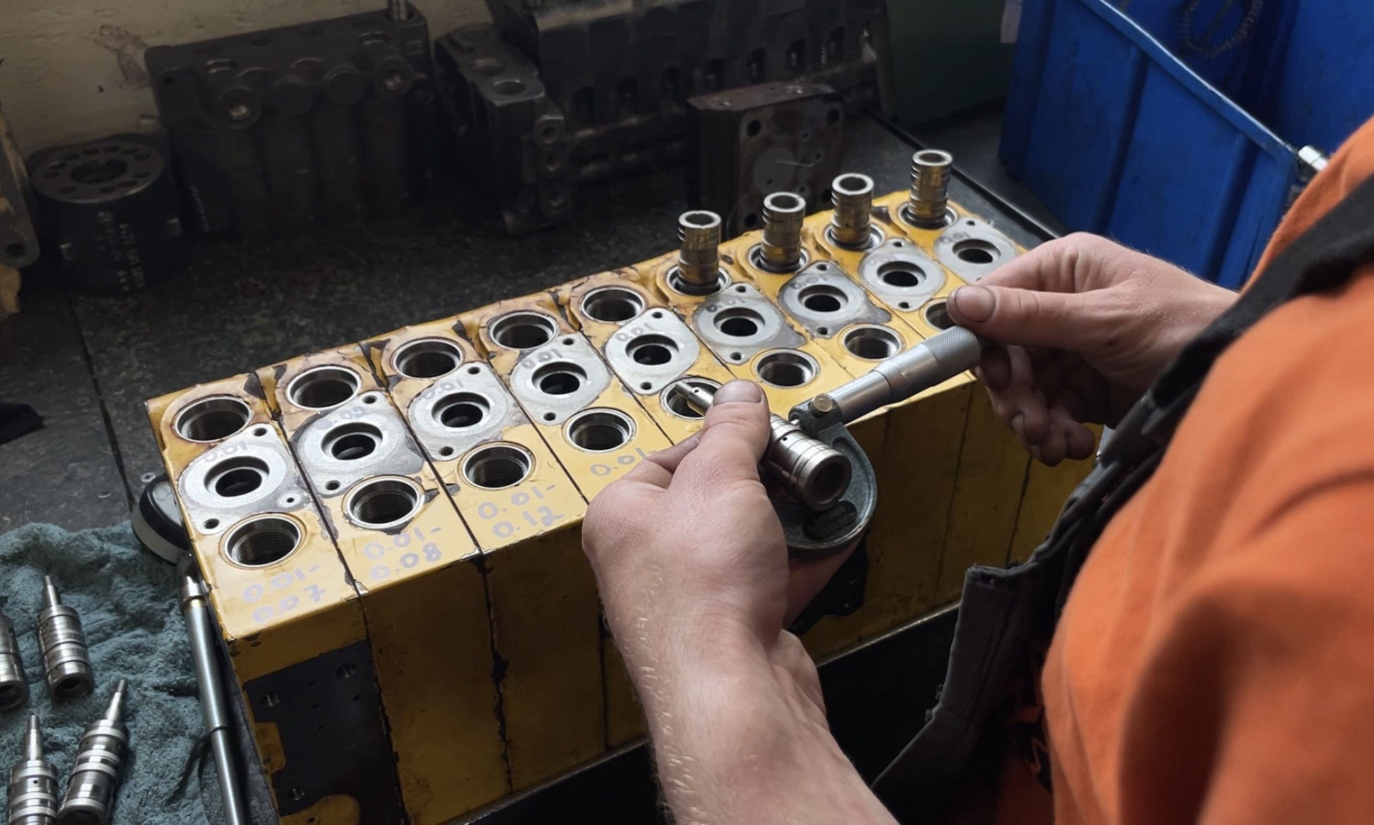 Regeneracja rozdzielaczy hydraulicznych